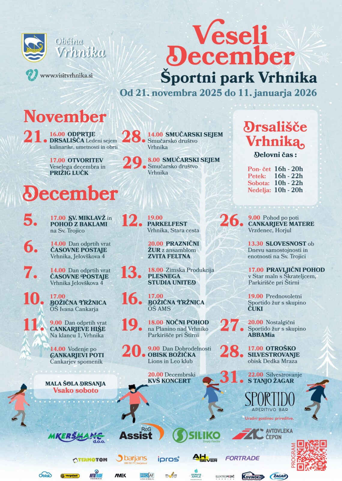 Veseli december 2025: Nočni pohod na Planino nad Vrhniko